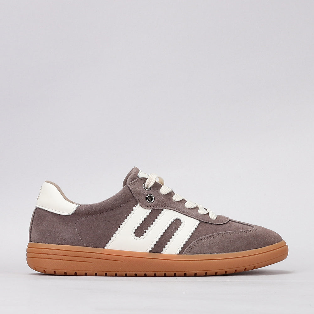 Juno - Brown Suede/Ivory - LE SANSA