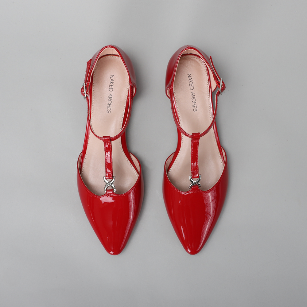 Capital - Crimson Red Patent - Naked Arches