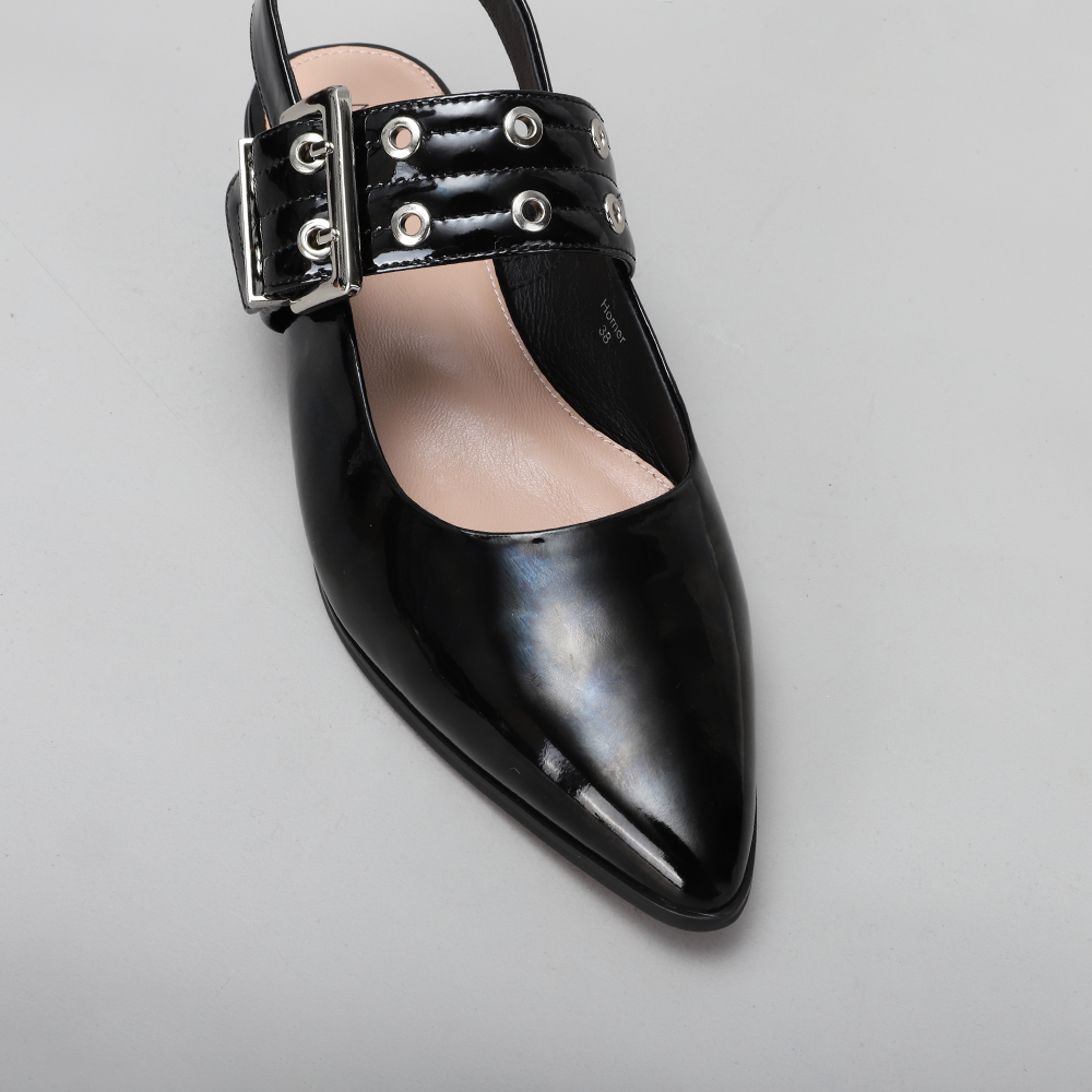 Homer - Black Patent - Naked Arches