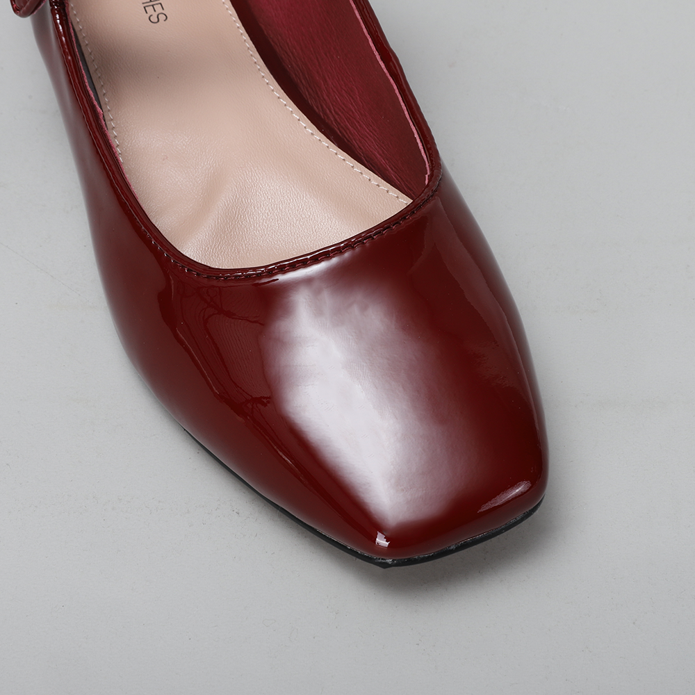 Hudson - Merlot Patent - Naked Arches