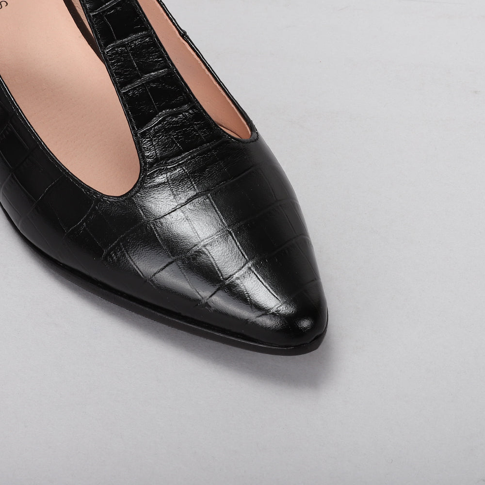 Carys - Black Croc - Naked Arches