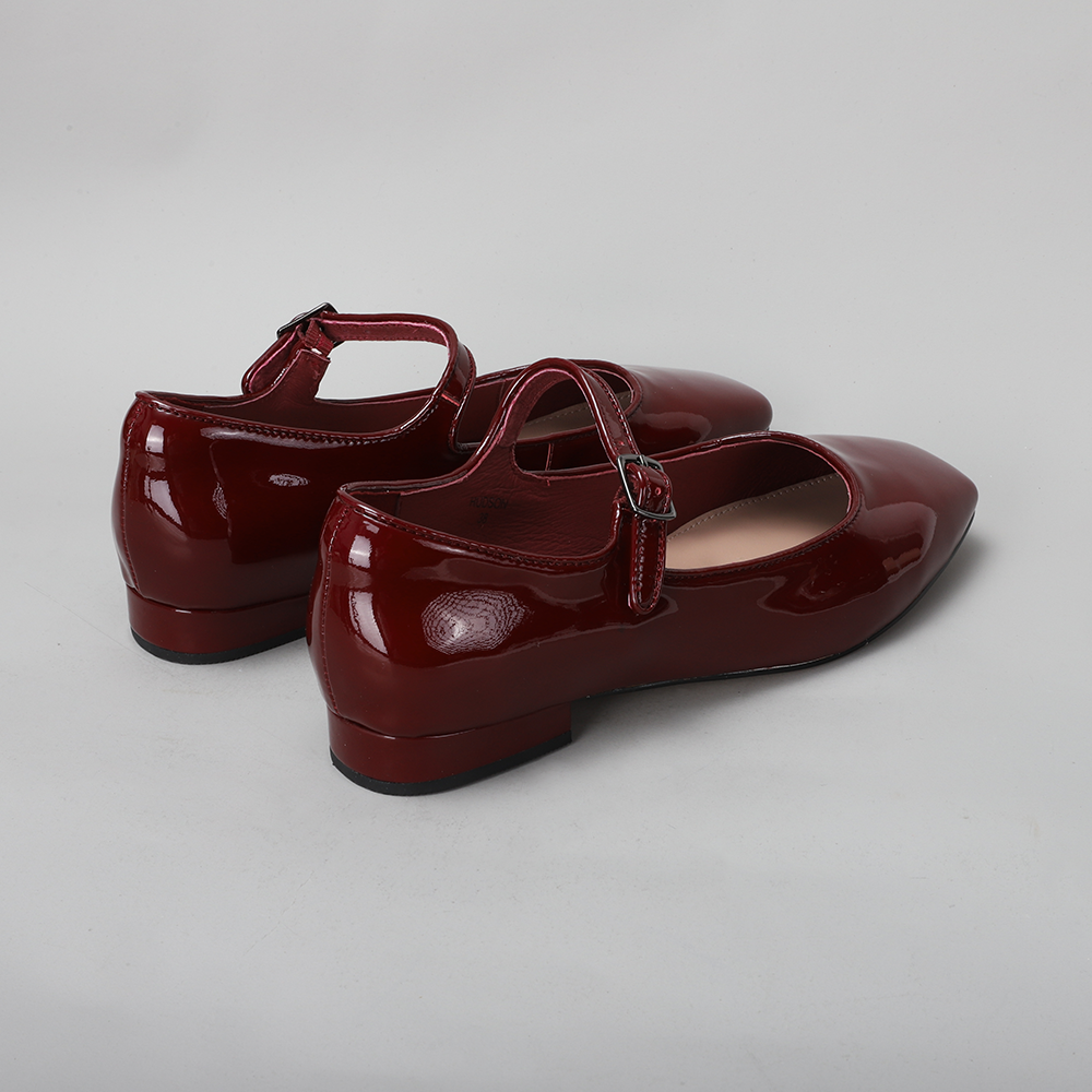 Hudson - Merlot Patent - Naked Arches