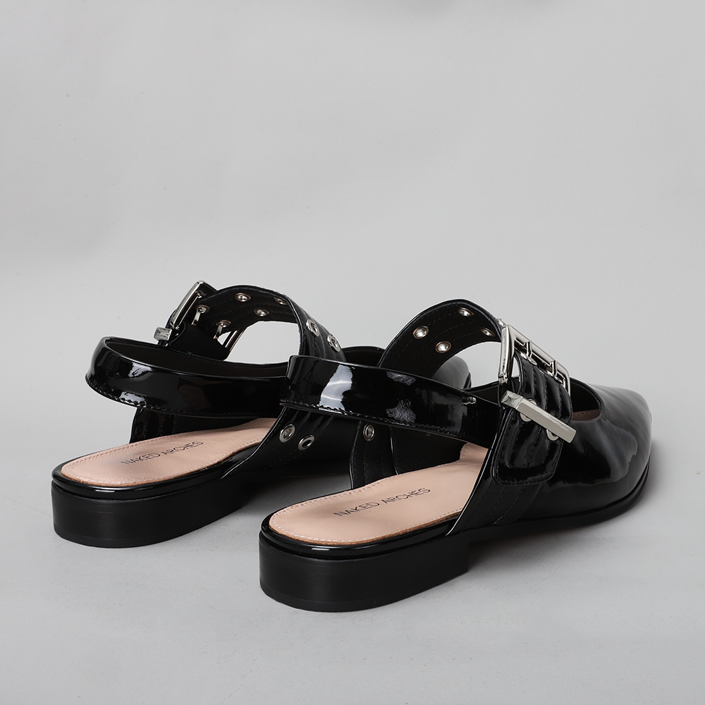 Homer - Black Patent - Naked Arches