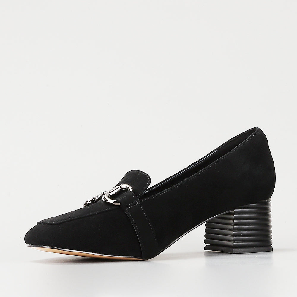 Zinnia - Black Suede - LE SANSA