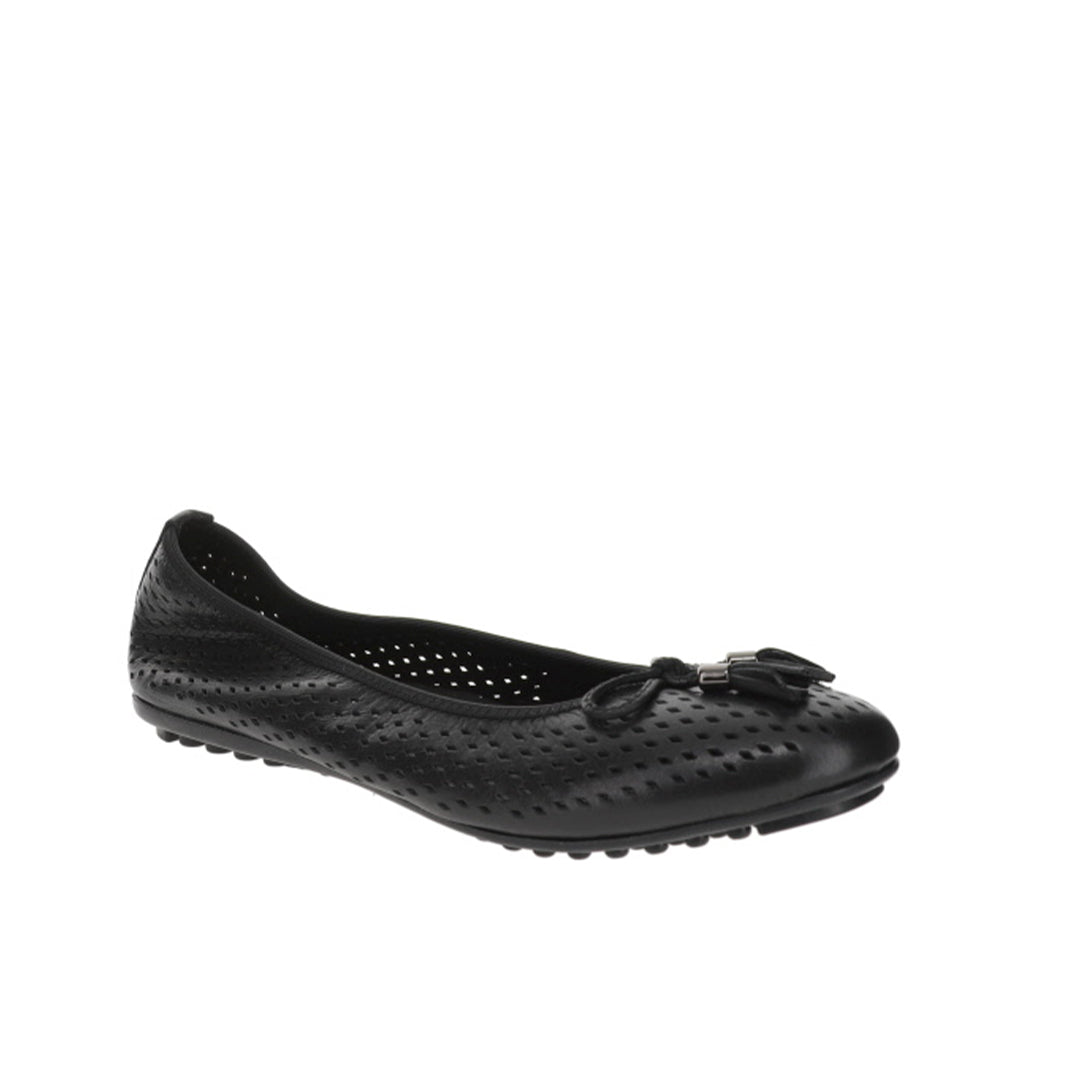 Buxom - Black Leather - CC Resorts Footwear