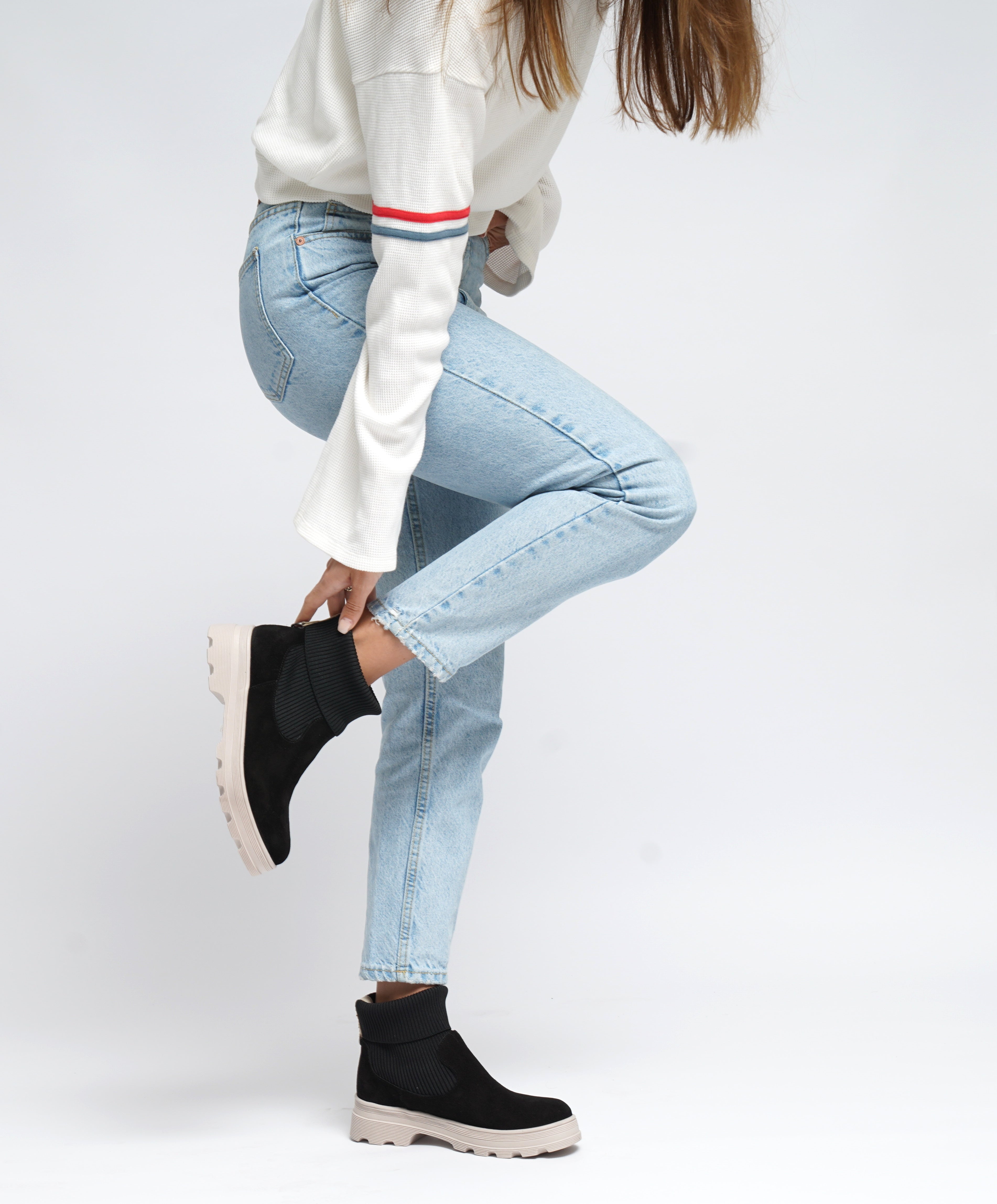 Ridge -Black - Taupe sole - LE SANSA