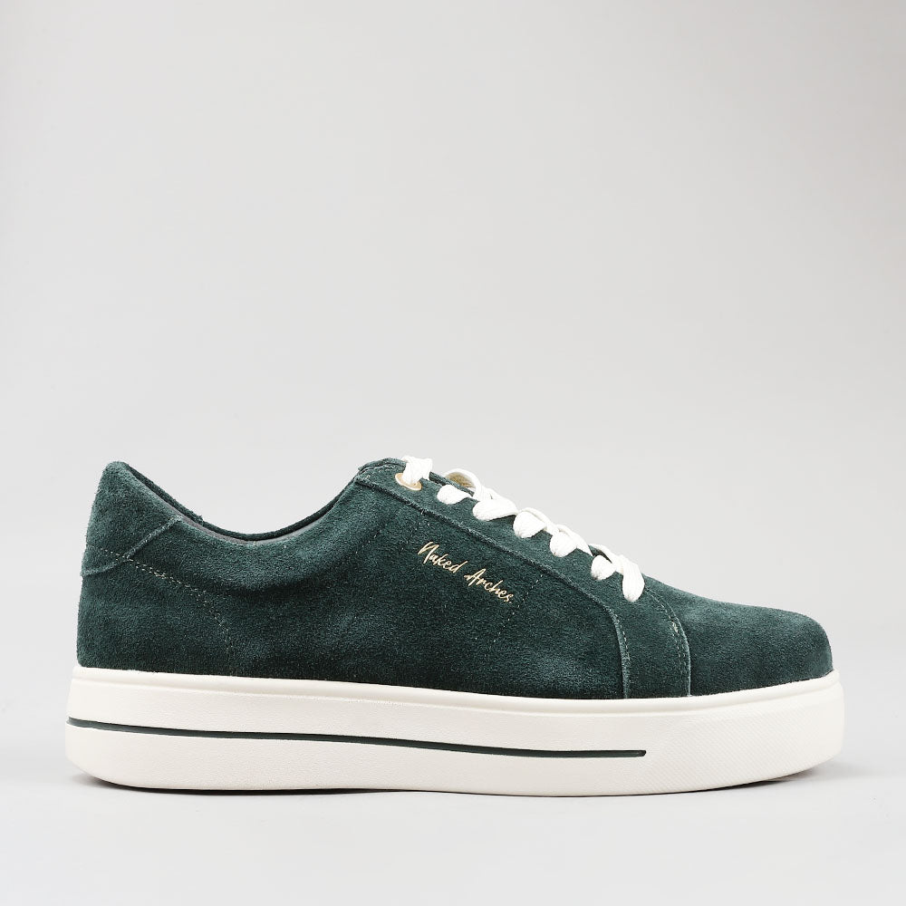 Azealia - Dk Green Suede - Naked Arches