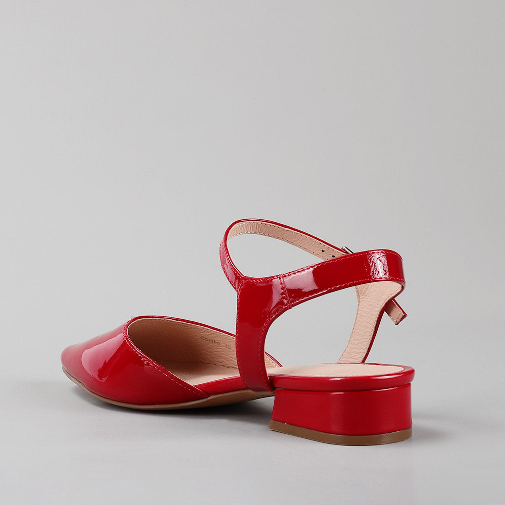 Coralie - Crimson Red Patent