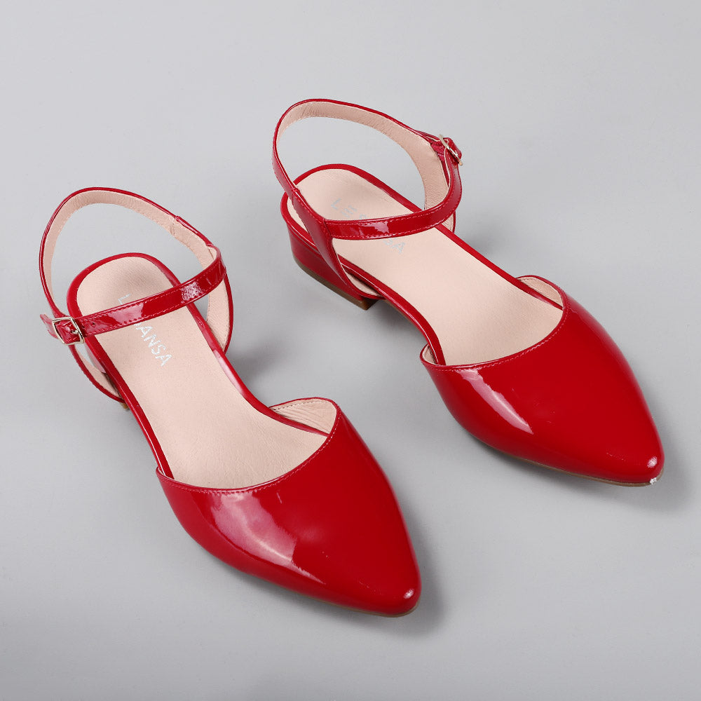 Coralie - Crimson Red Patent