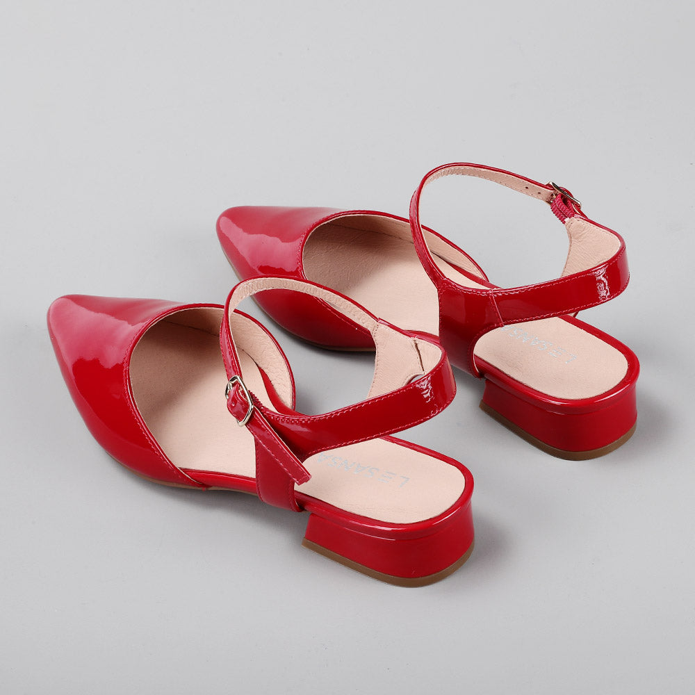 Coralie - Crimson Red Patent