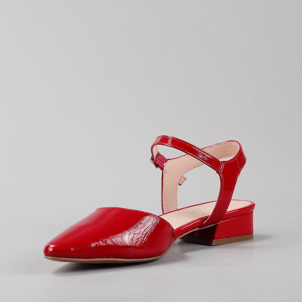 Coralie - Crimson Red Patent