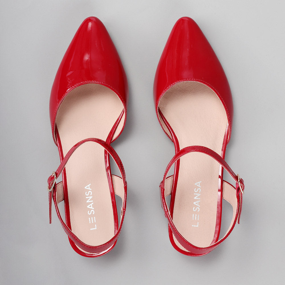 Coralie - Crimson Red Patent