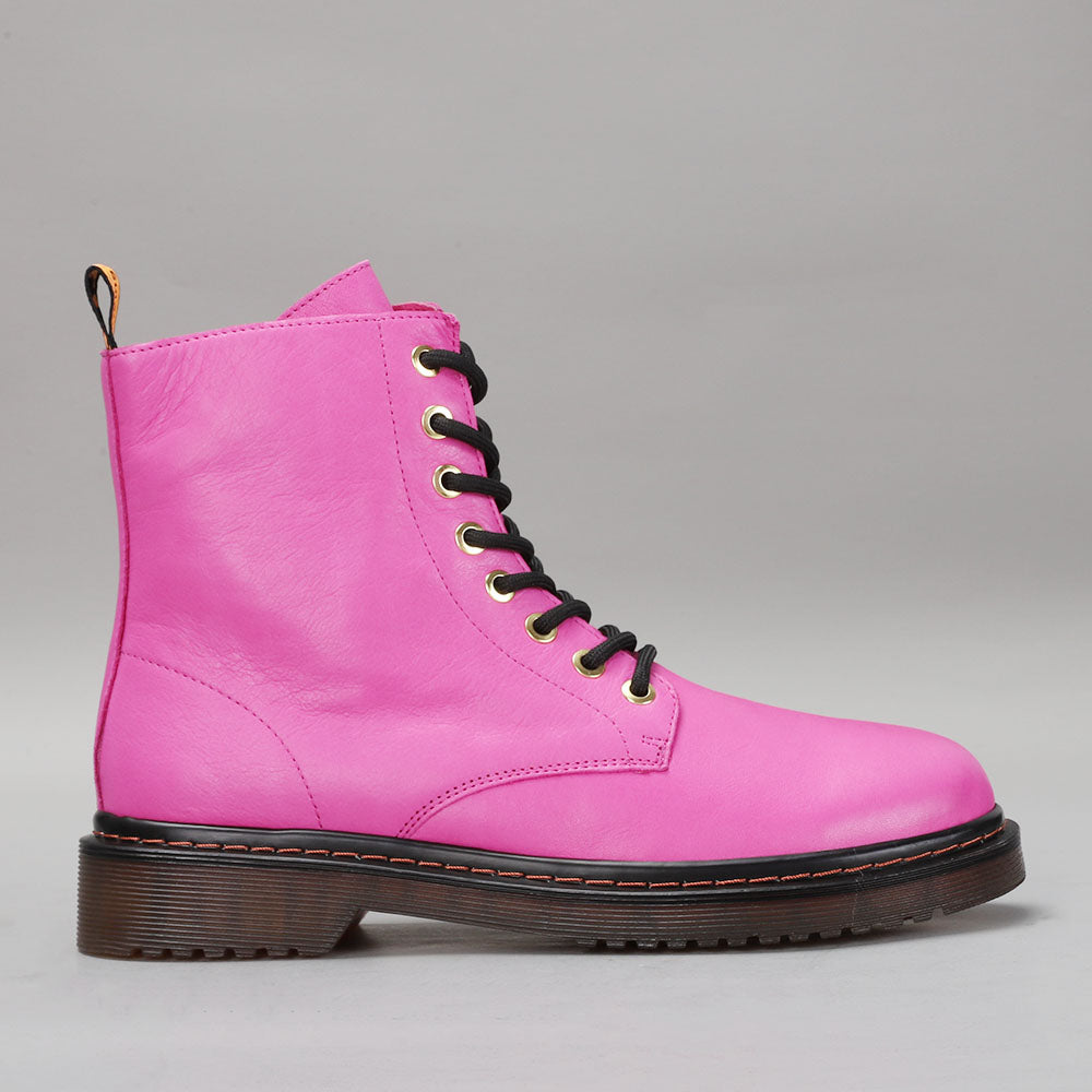 Bright pink boots best sale