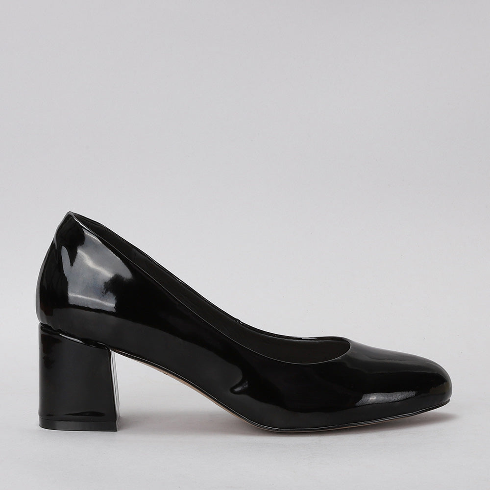 Fessa - Black Patent - Naked Arches