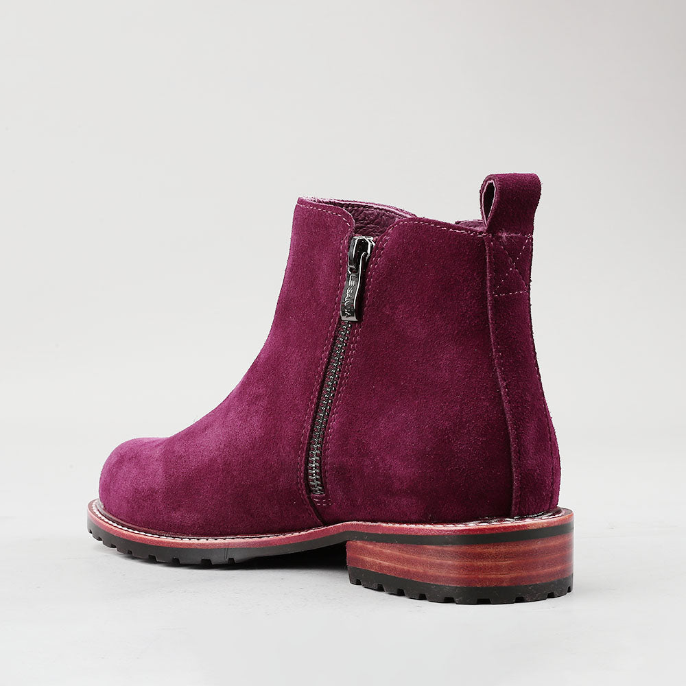 Fig - Burgundy Suede - Le Sansa
