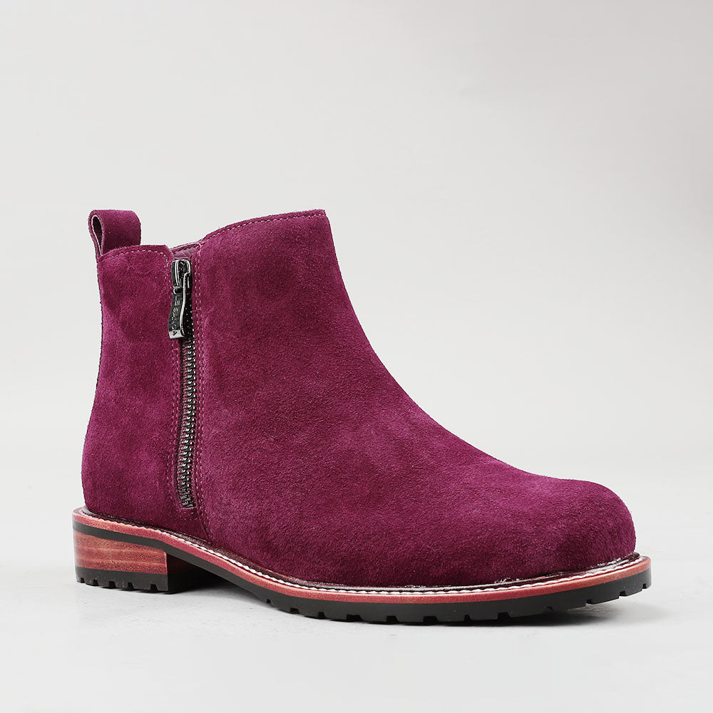 Fig - Burgundy Suede - Le Sansa