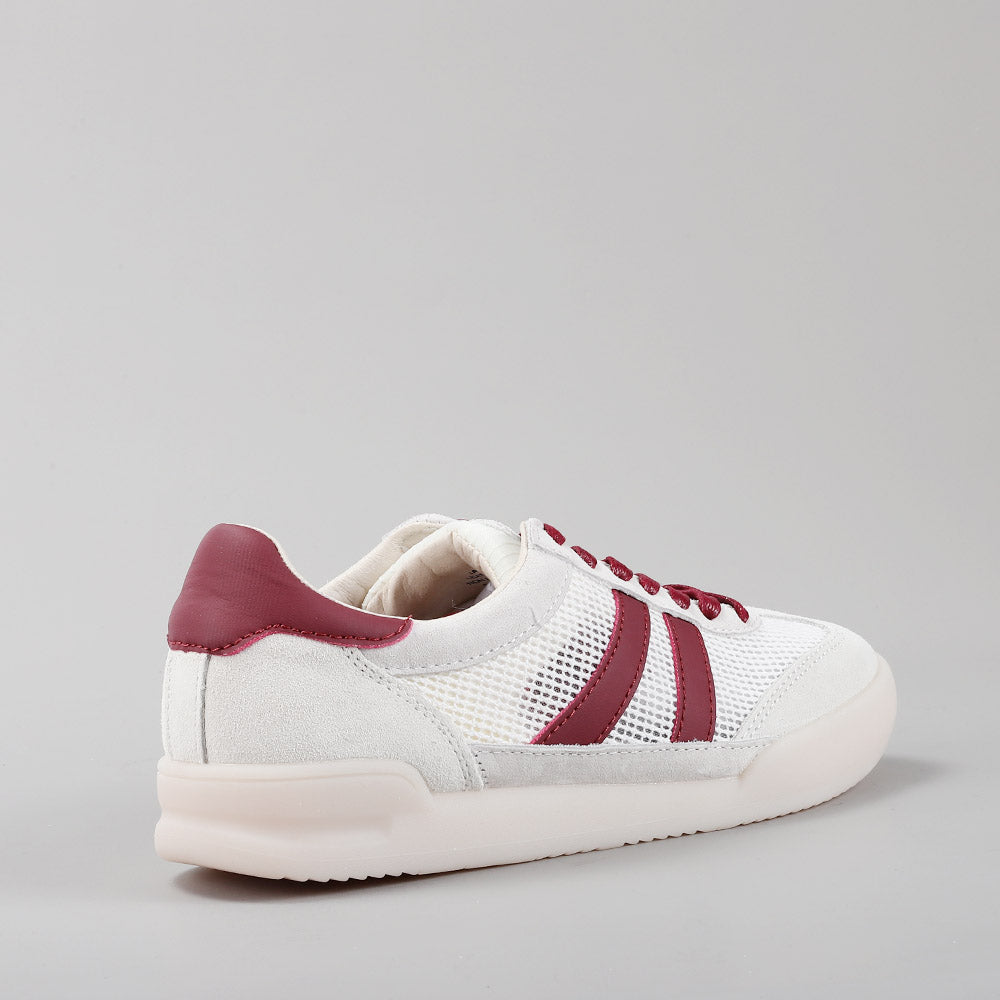 Jamila - White/Burgundy - LE SANSA