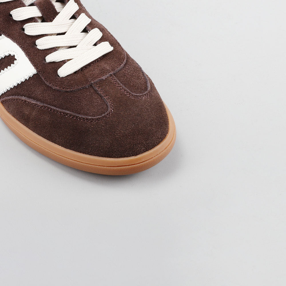 Juno - Chocolate Suede/Ivory - Le Sansa