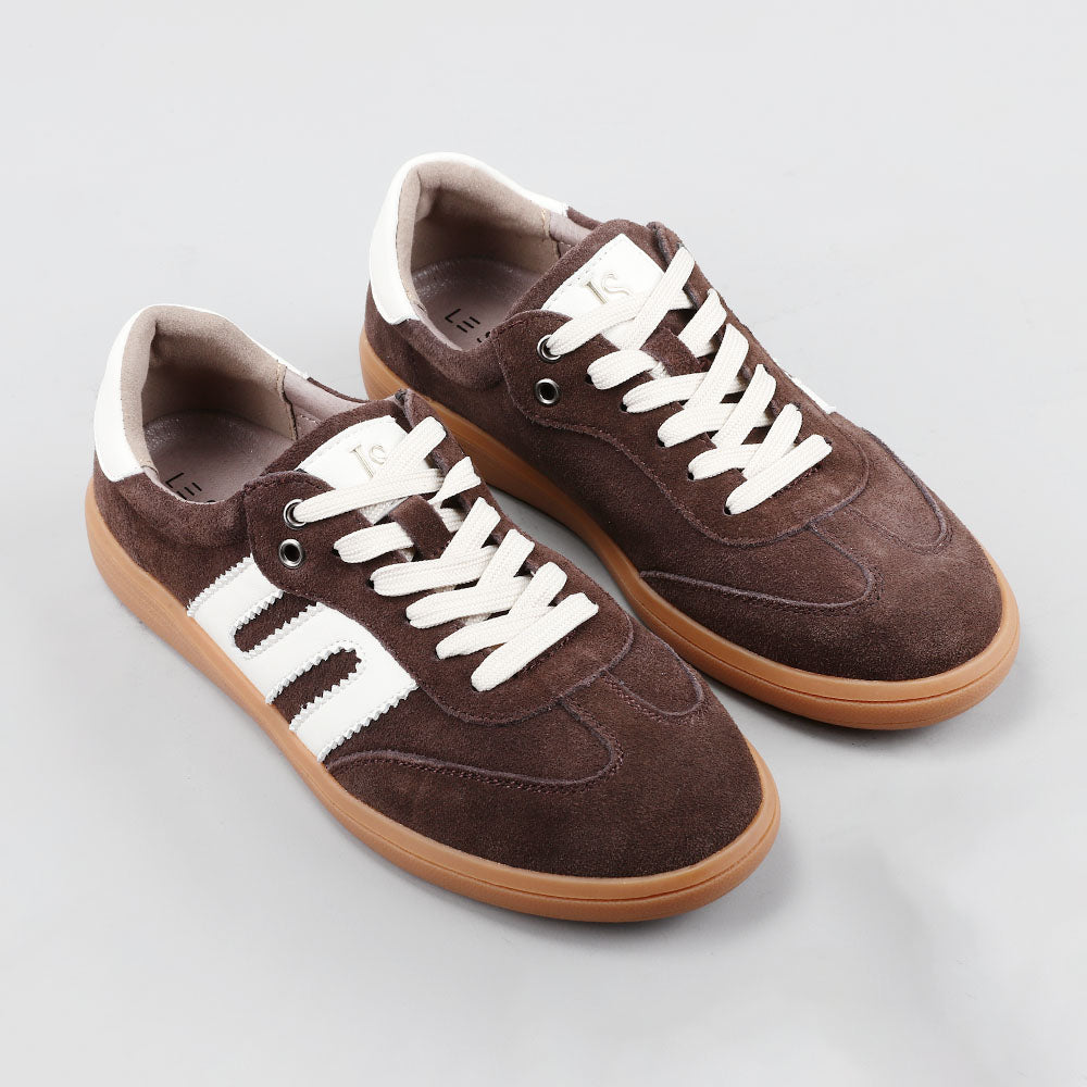 Juno - Chocolate Suede/Ivory