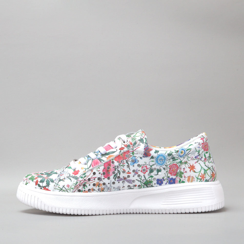 Noble - White Floral Print - Naked Arches