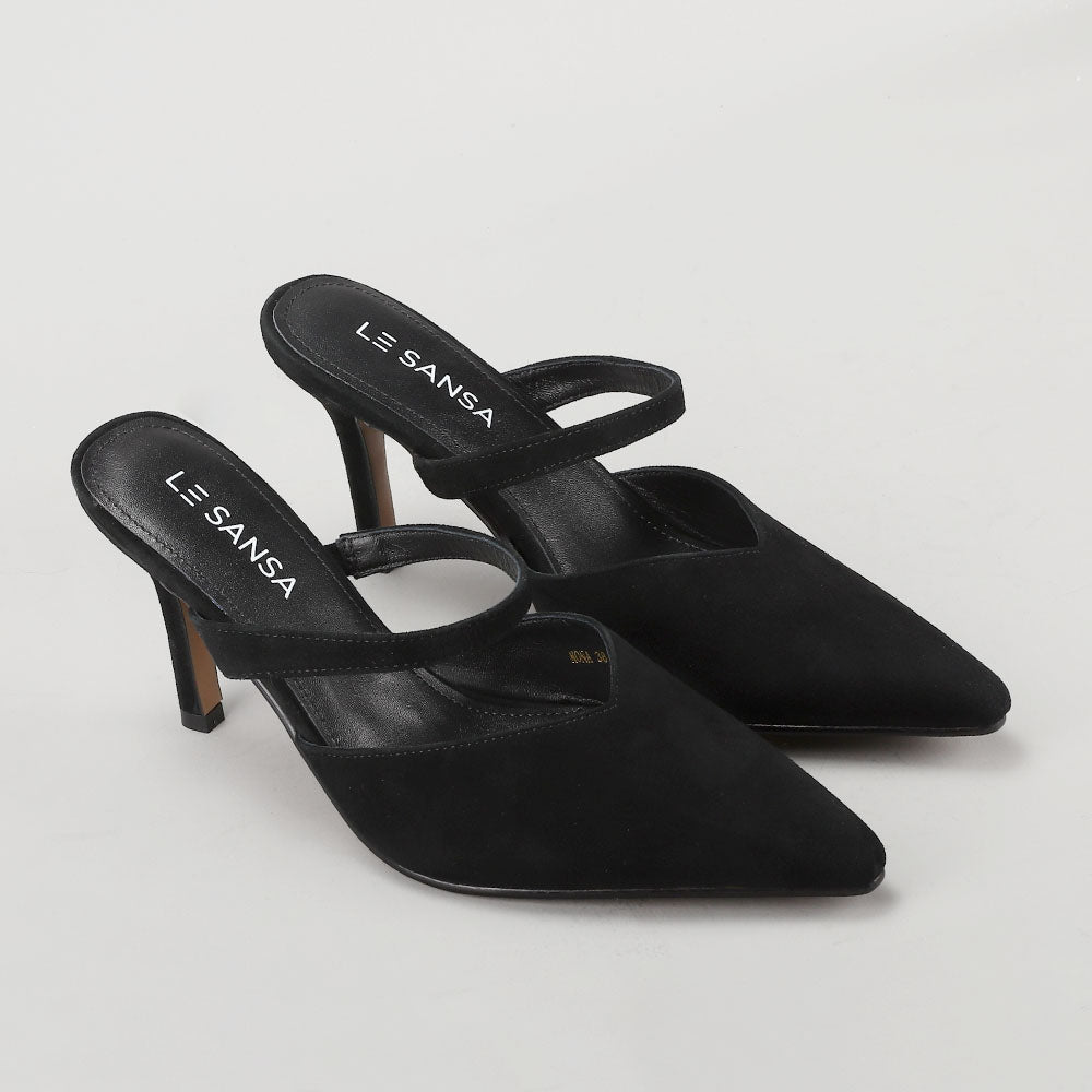Nona - Black Suede - Naked Arches