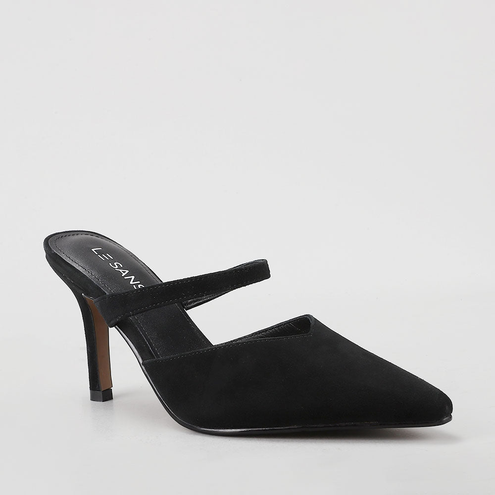 Nona - Black Suede - Naked Arches