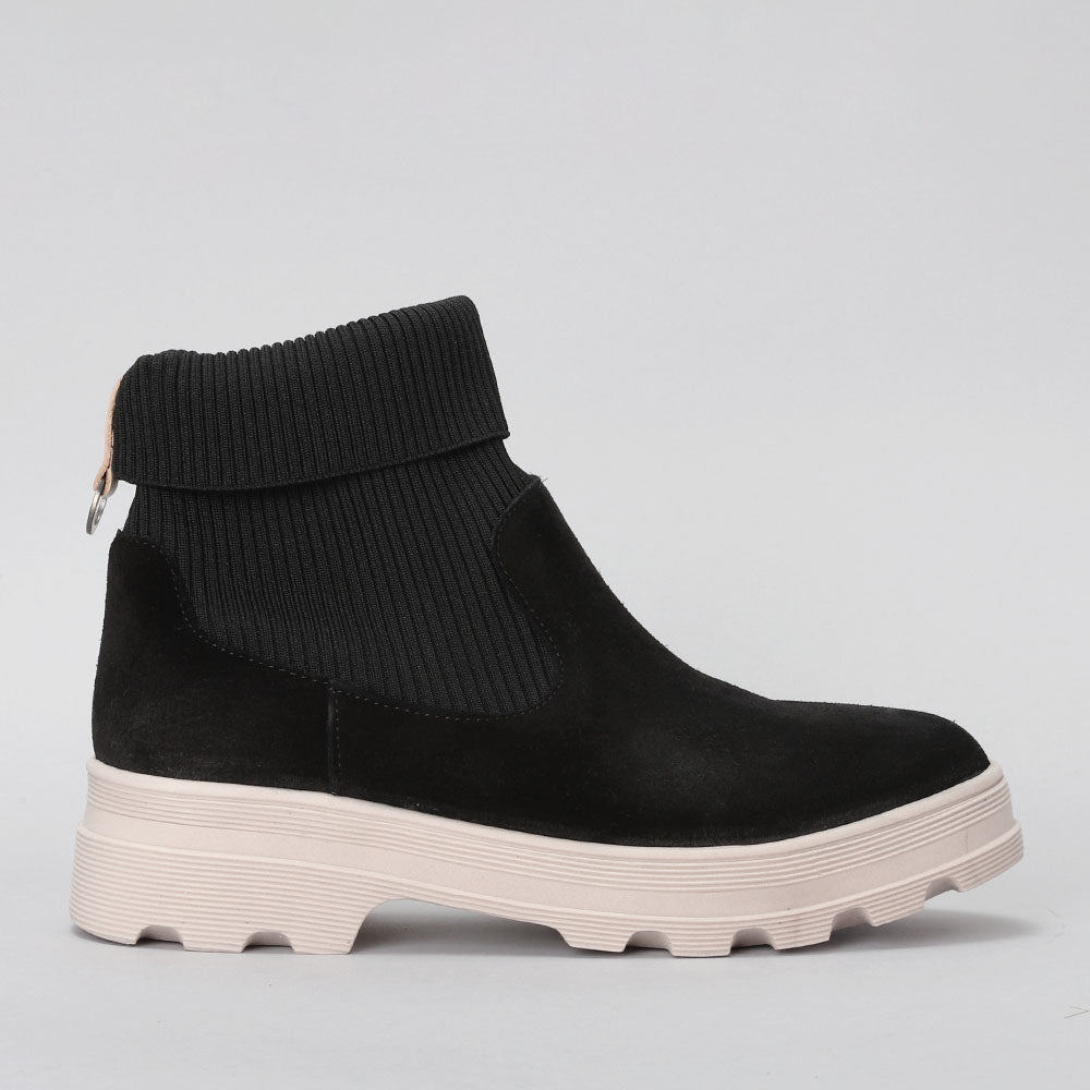 Ridge -Black/Taupe sole - LE SANSA