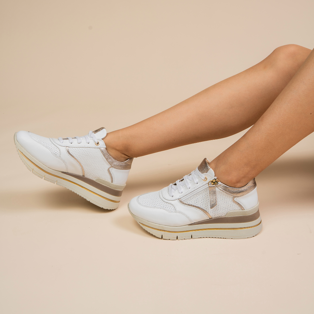 Adelyn - White/Rose Gold