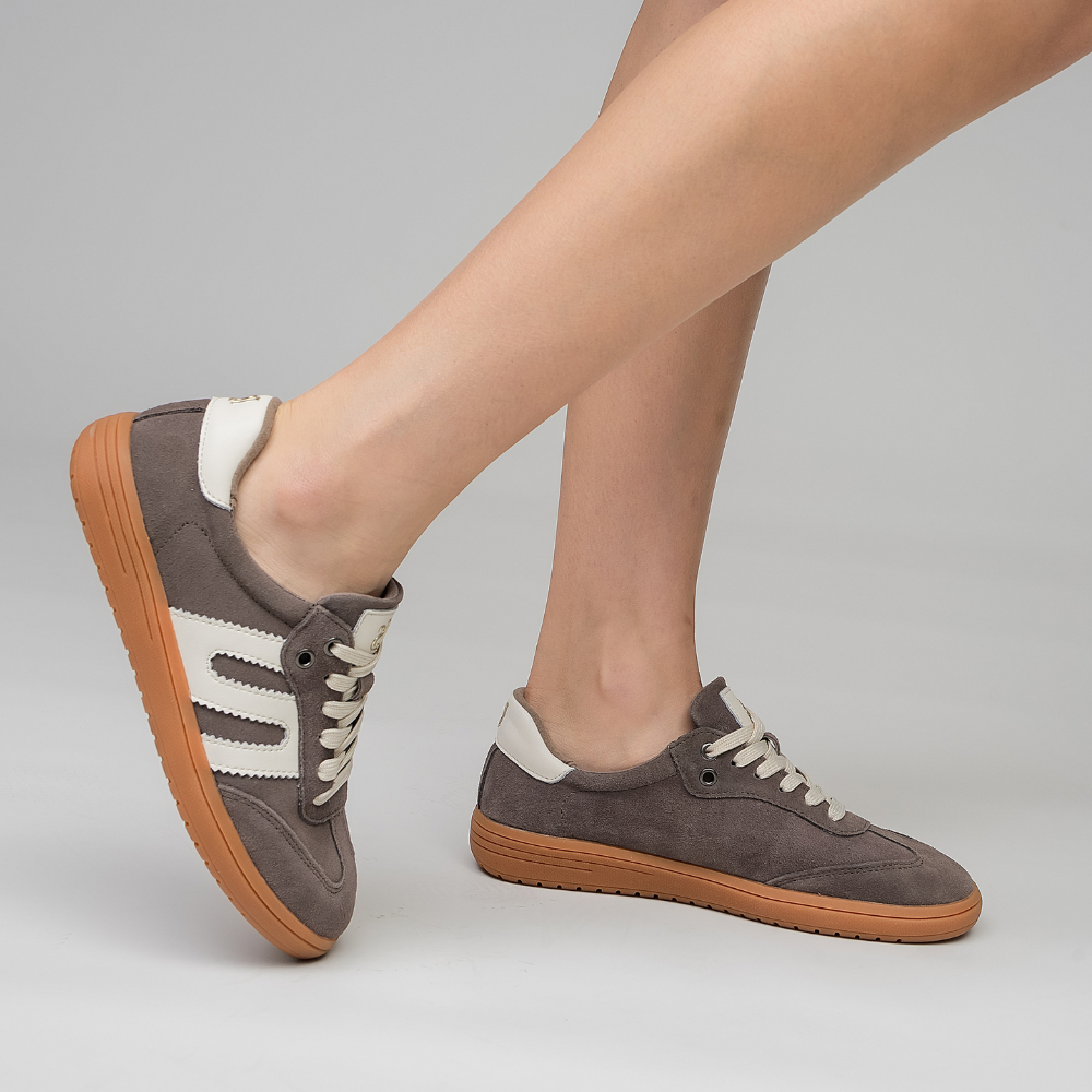 Juno - Brown Suede/Ivory - LE SANSA