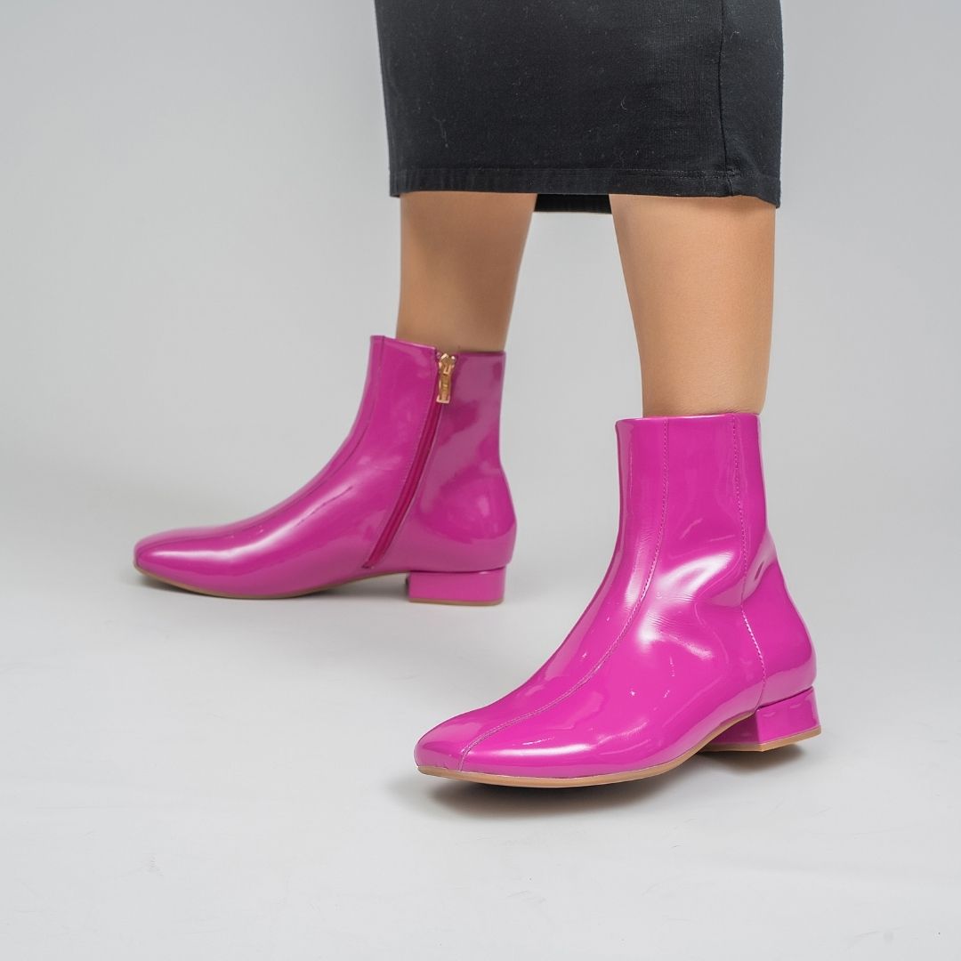 Sasha - Hot Pink Patent - Le Sansa