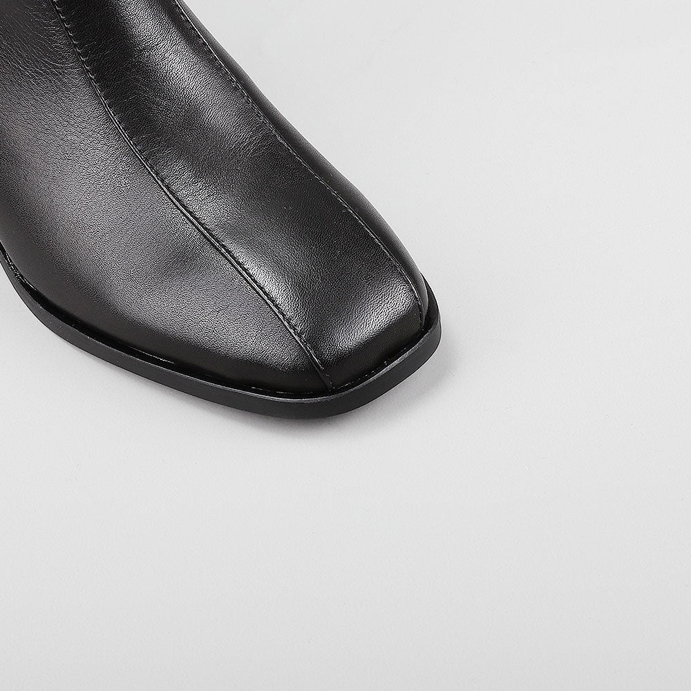 Spike - Black/Croc Print - Le Sansa