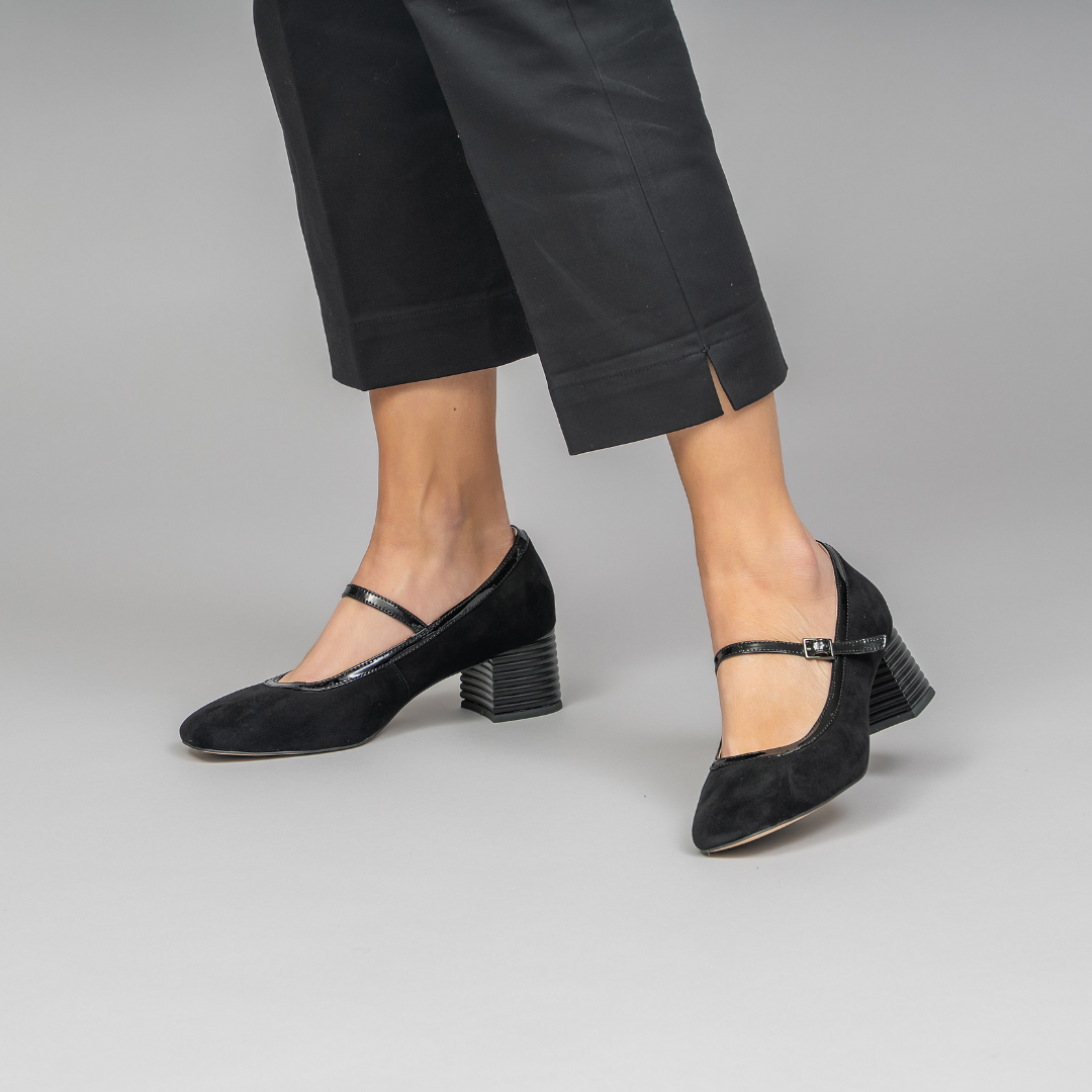 Zafira - Black Suede - LE SANSA