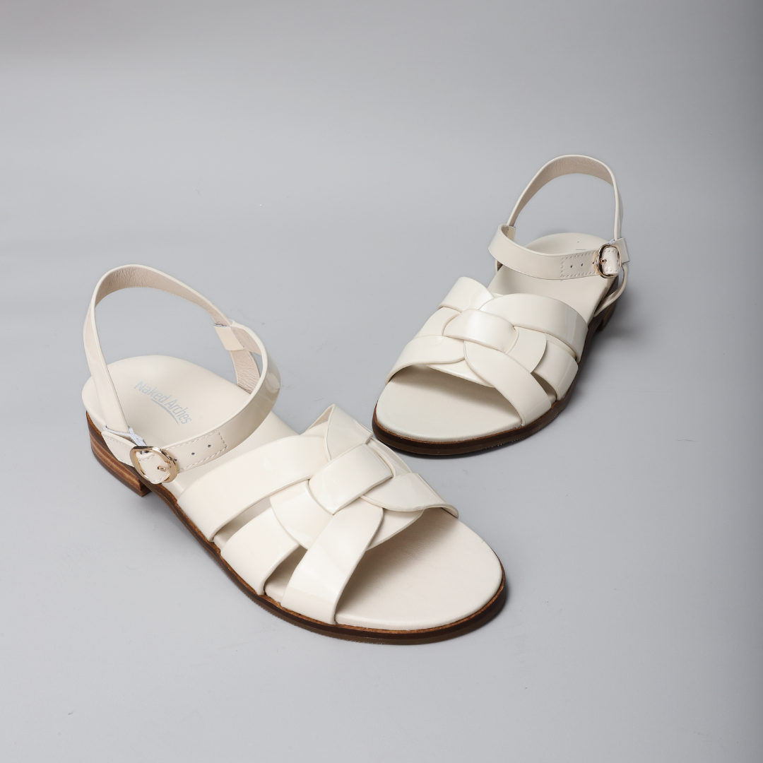 Damen - Beige Patent - Naked Arches