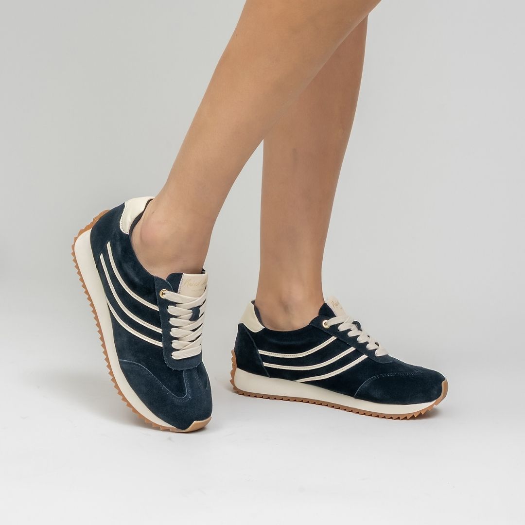 Wednesday - Navy Suede