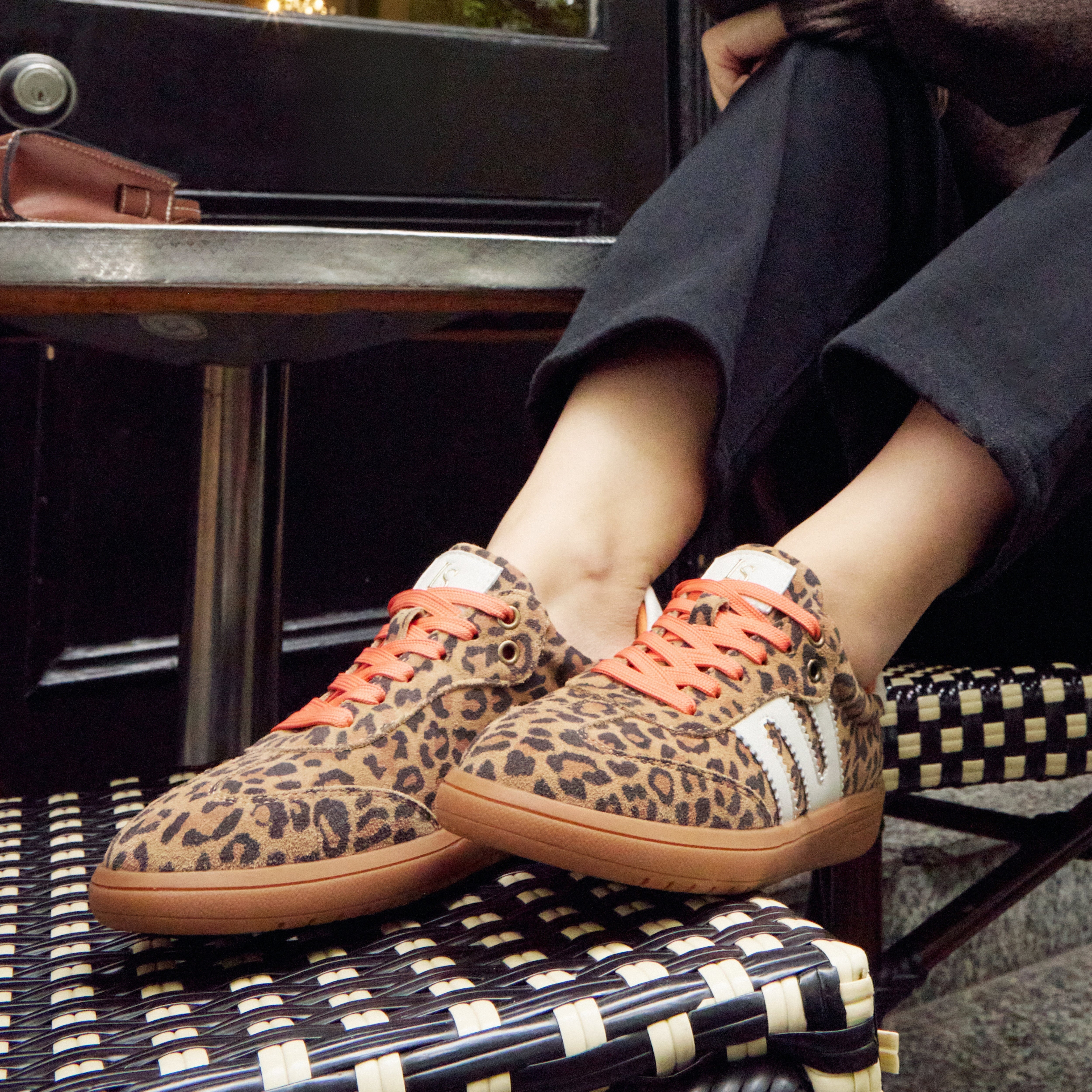Juno - Leopard Print/Orange