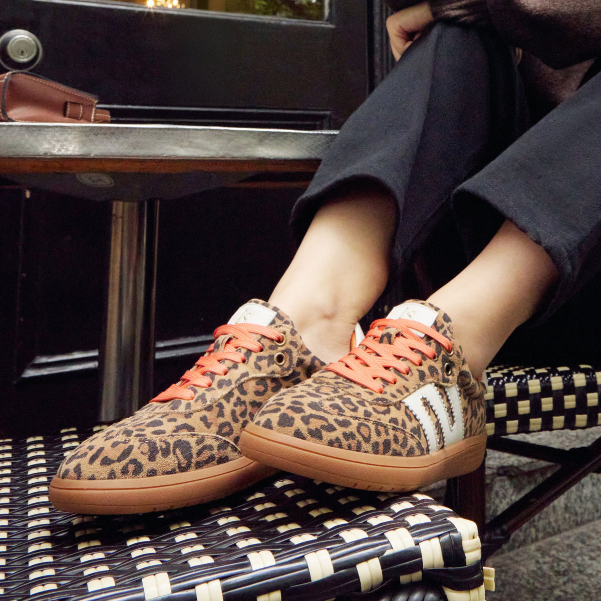 Juno - Leopard Print/Orange - Le Sansa
