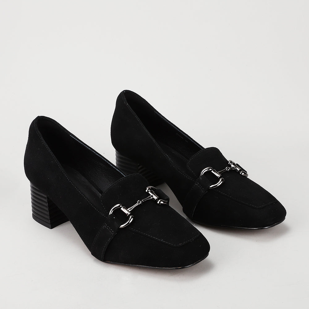 Zinnia - Black Suede - LE SANSA