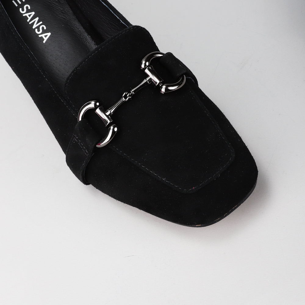 Zinnia - Black Suede - LE SANSA