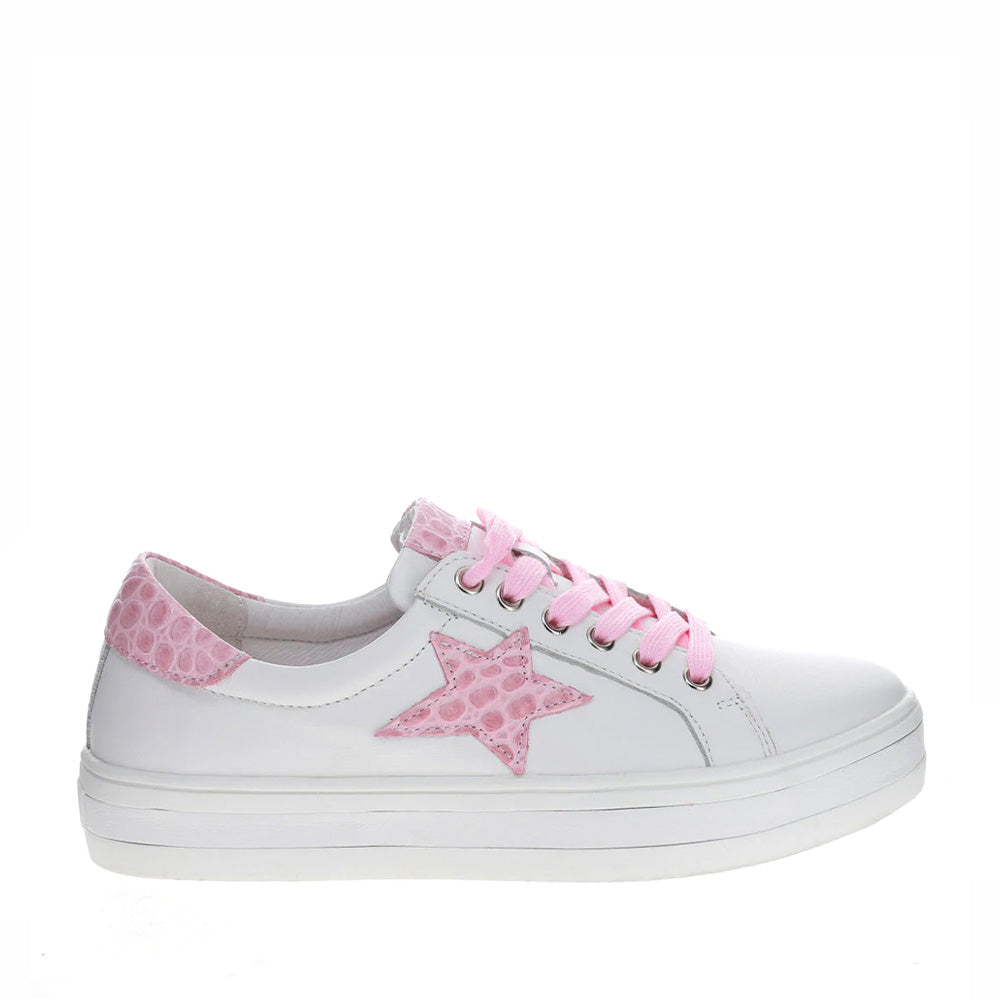 Savis - White/Pink Croc - LE SANSA