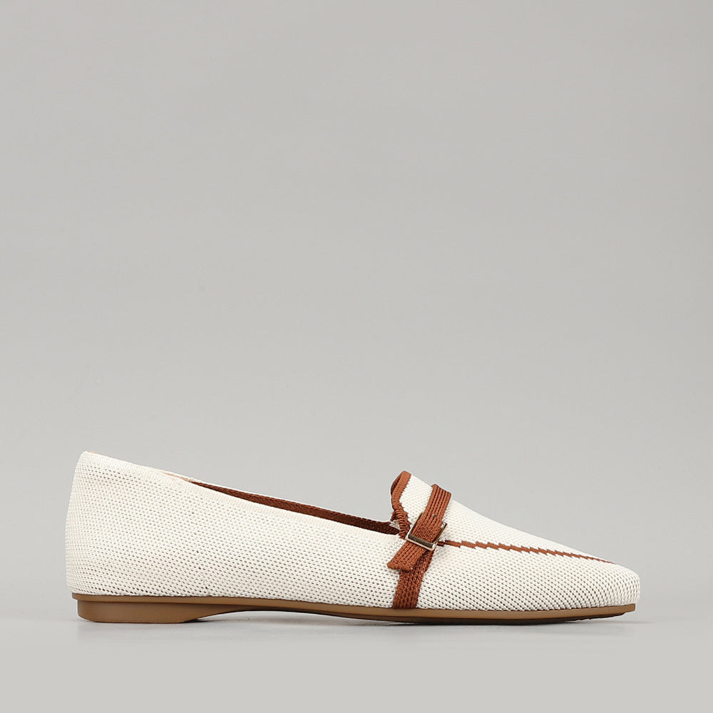 Ostina - Cream/Dk Tan