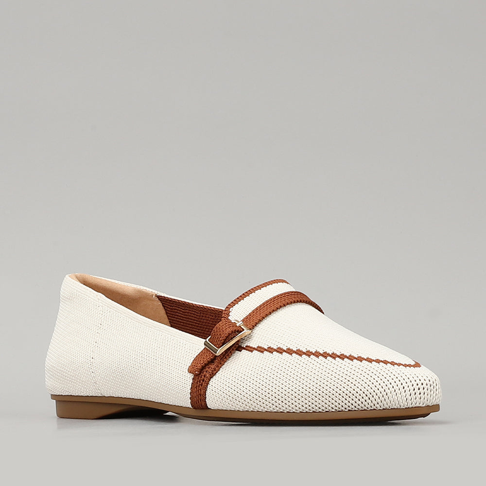 Ostina - Cream/Dk Tan