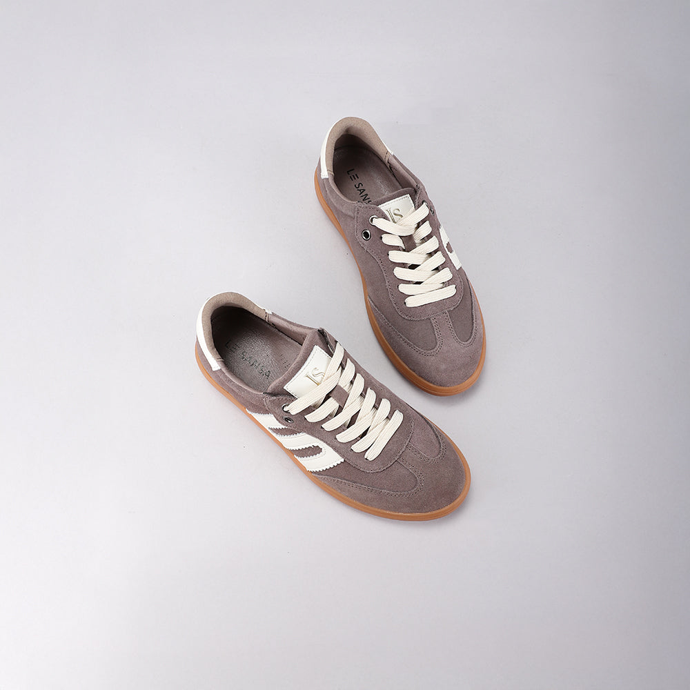 Juno - Brown Suede/Ivory