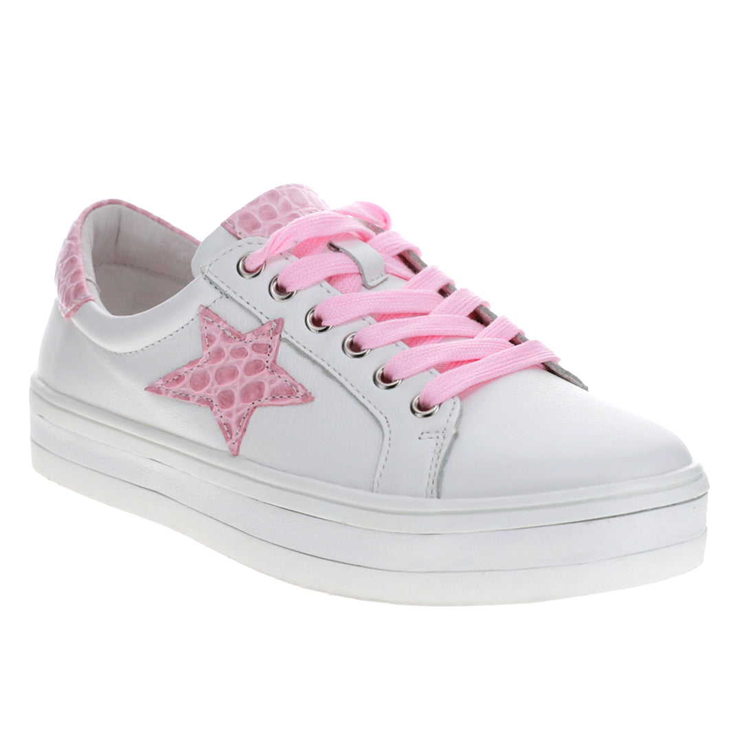 Savis - White/Pink Croc - LE SANSA