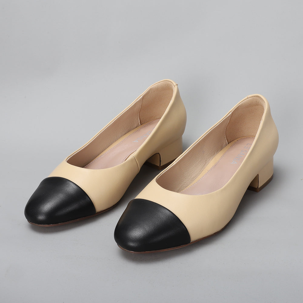 Eliska - Apricot/Black