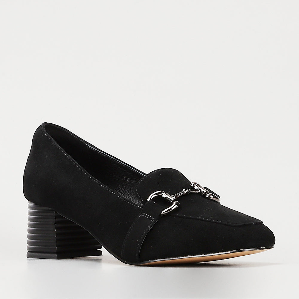Zinnia - Black Suede - LE SANSA
