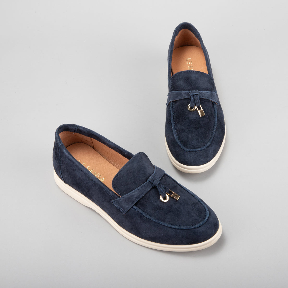 Capri 2.0 - Navy Suede - LE SANSA