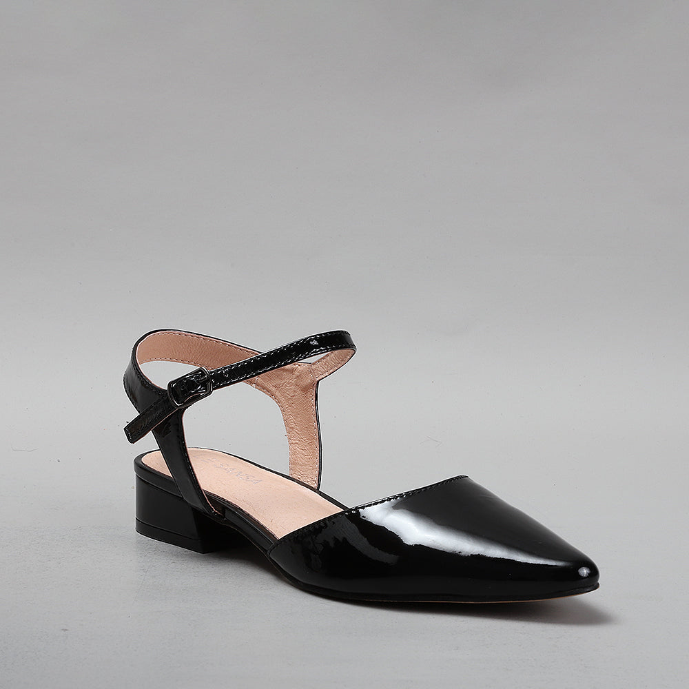 Coralie - Black Patent - LE SANSA