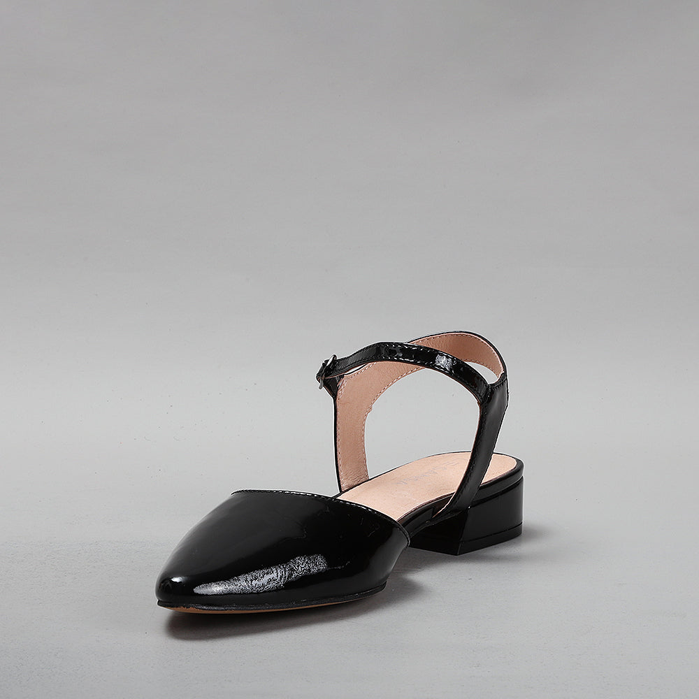 Coralie - Black Patent - LE SANSA