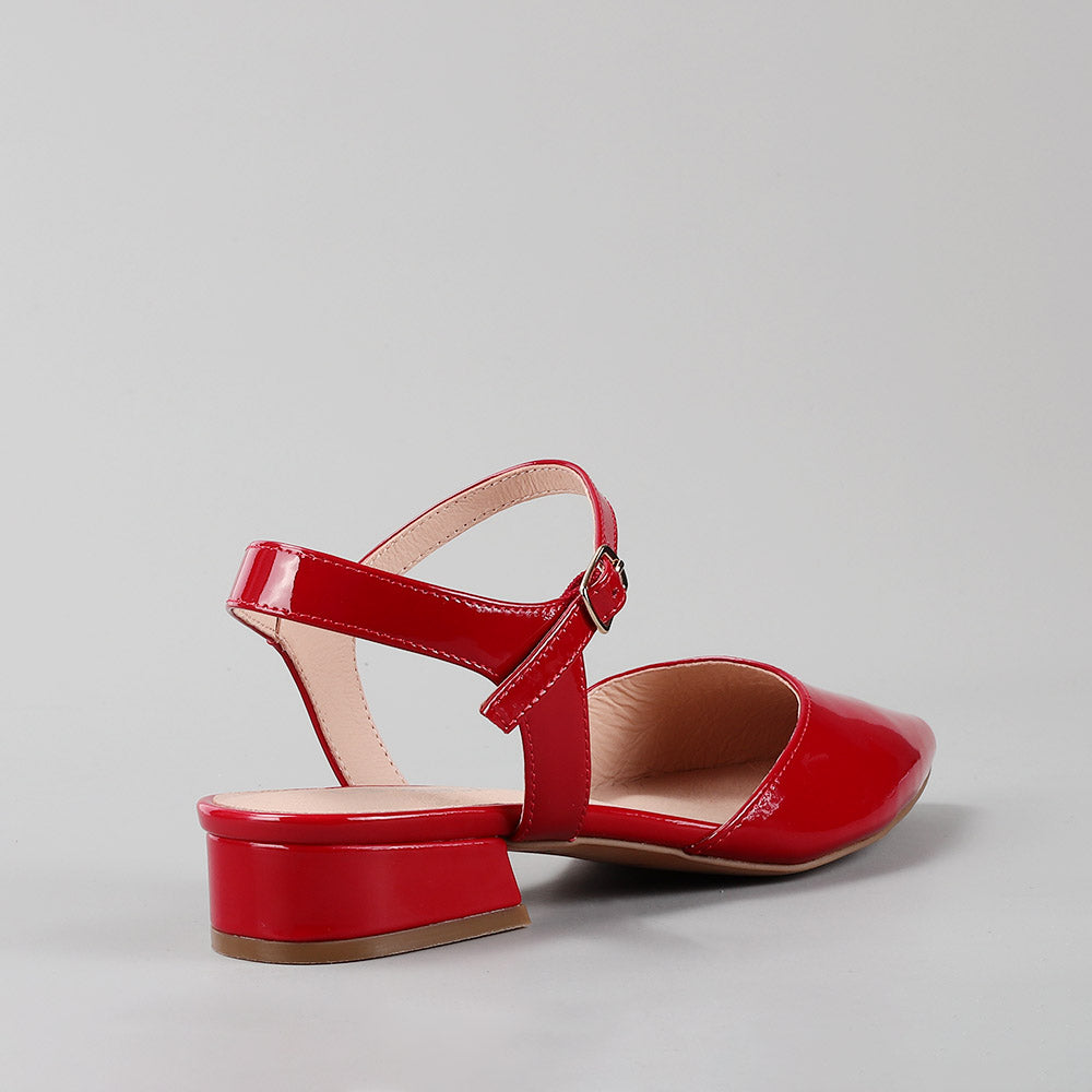 Coralie - Crimson Red Patent