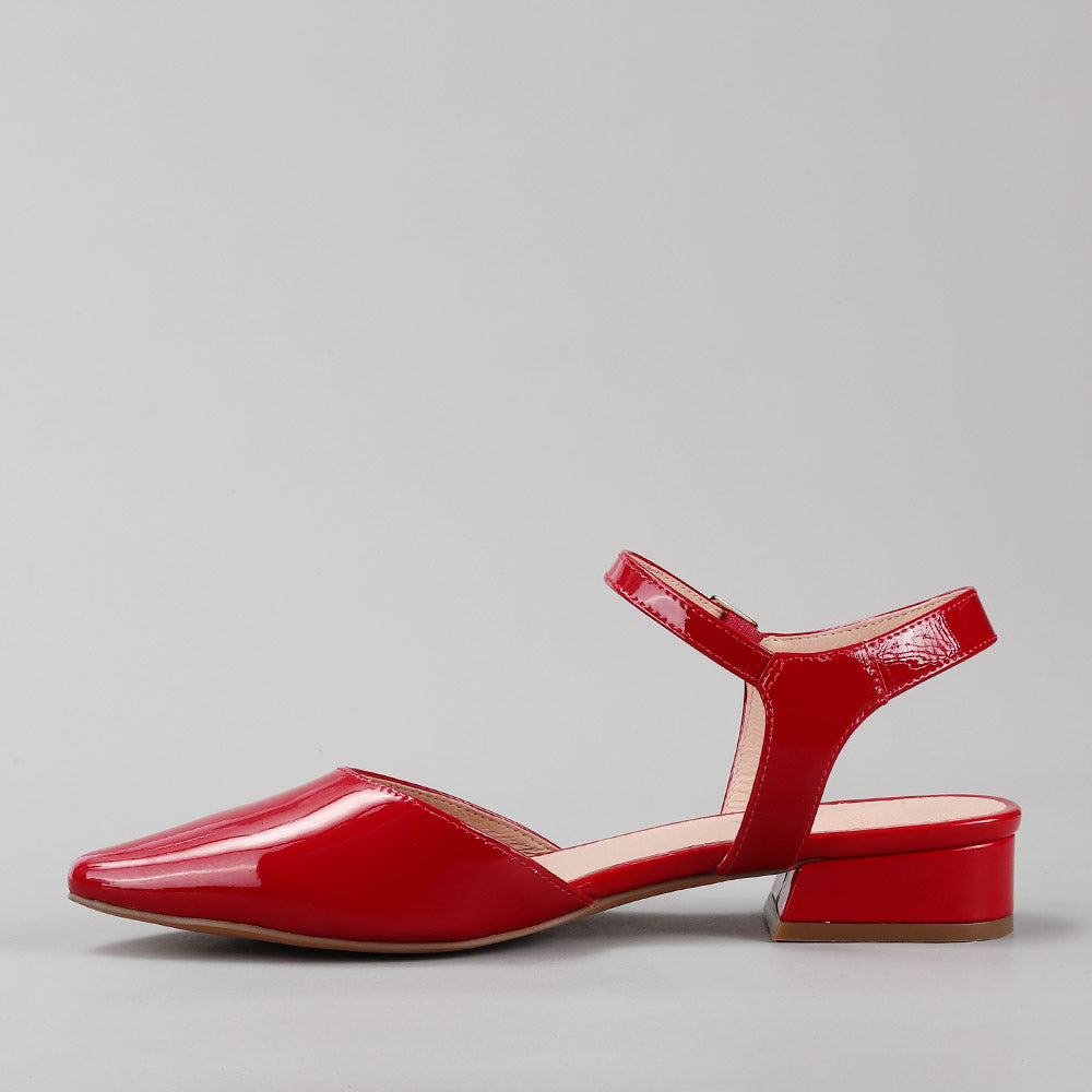 Coralie - Crimson Red Patent